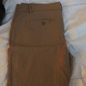 Bootcut khaki pants
